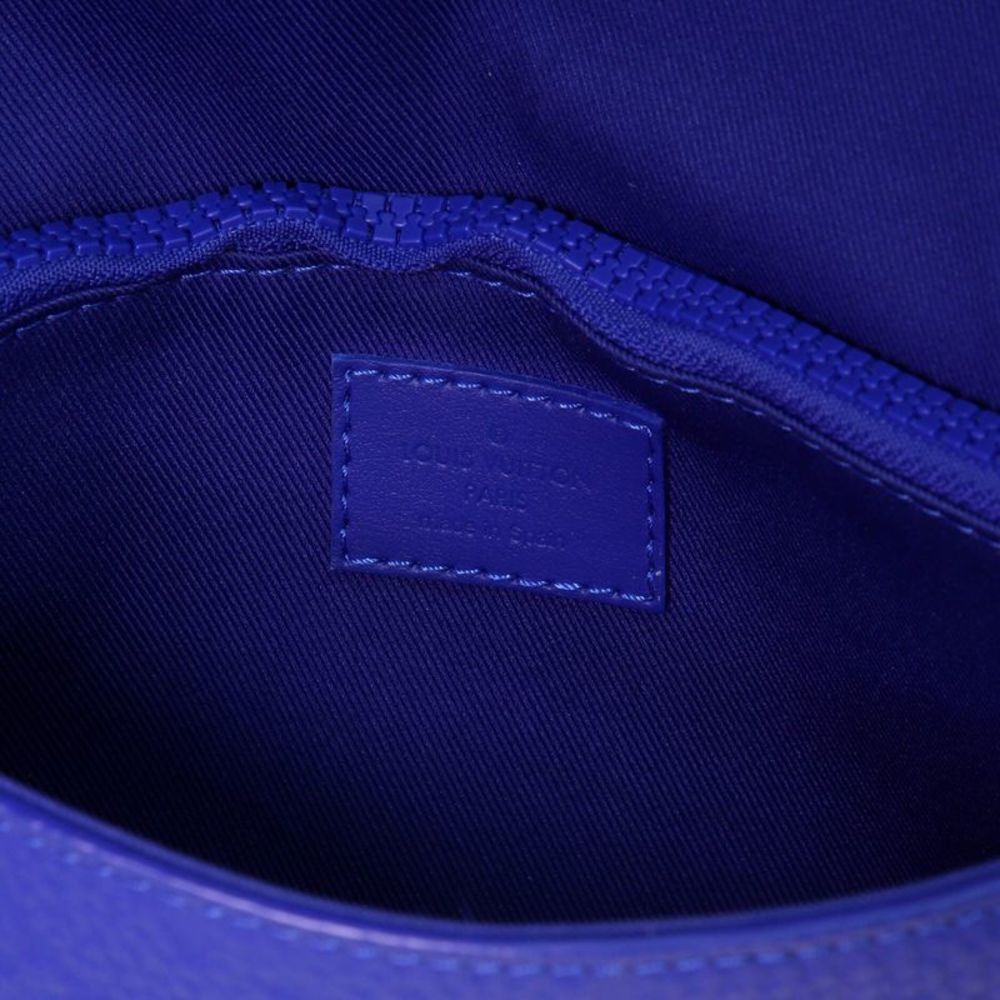 Louis Vuitton S Lock Sling Bag Monogram Taurillon Leather Blue - Picture 7 of 8